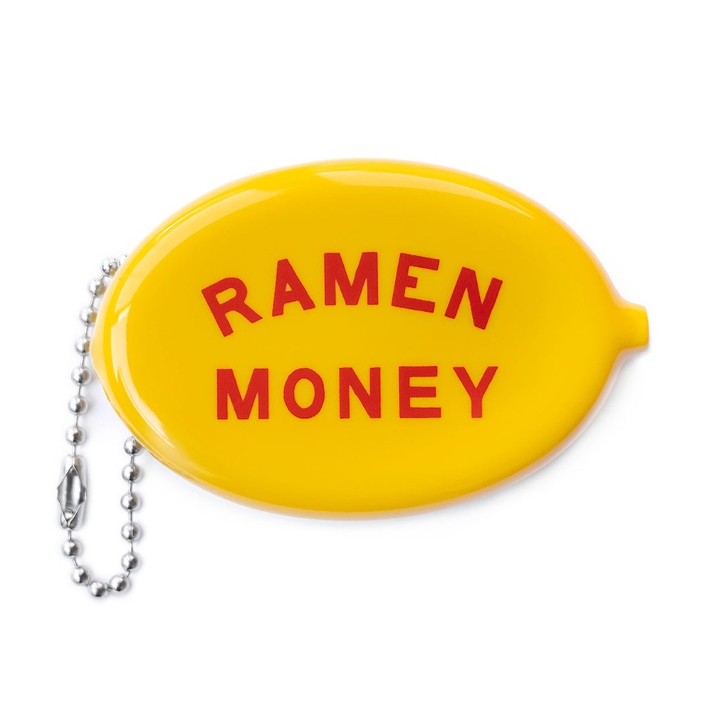 COIN POUCHES - “Ramen Money” SET OF TWO - keychains retro fun NWOT